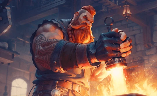 เกมสล็อต Forge of Wealth ค่าย PG SOFT